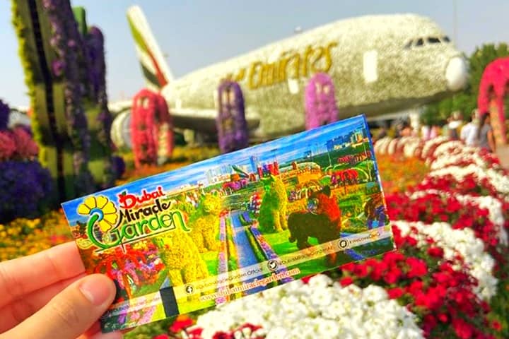 Dubai Miracle Garden offers lower ticket prices as compared to other destinations across the city of Dubai.