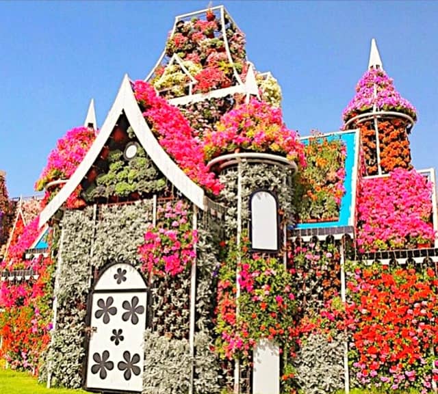 History of Floral Castles at the Dubai Miracle Garden