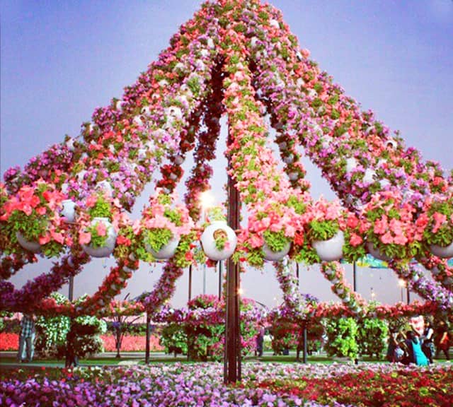Floral Marquee at the Dubai Miracle Garden.