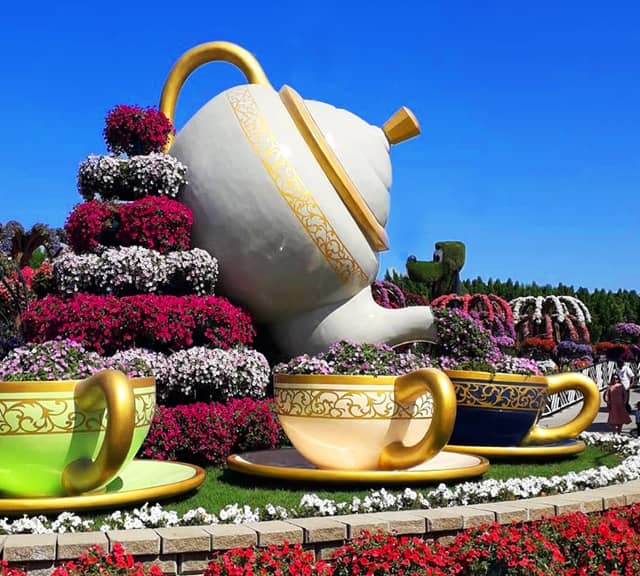 Tea Set is introduced in Season 8 of Dubai Miracle Garden.