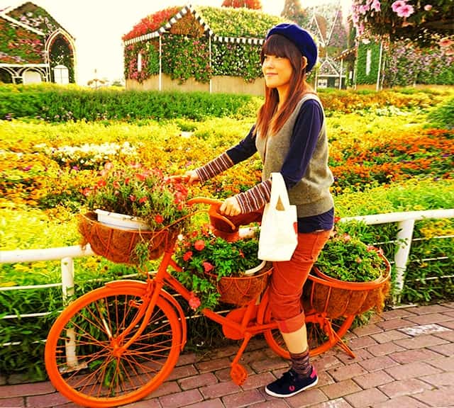 Urban Bicycles popular among women visitors at the Dubai Miracle Garden