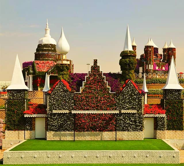 Floral Auditorium at the Dubai Miracle Garden.