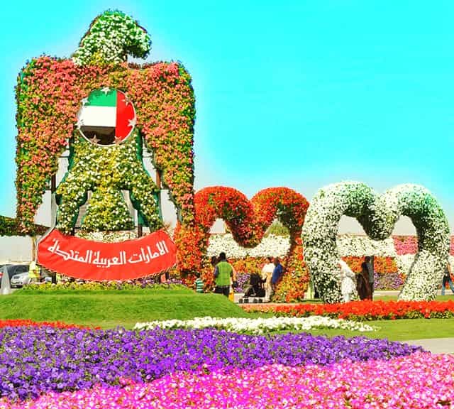 Dubai Miracle Garden became biggest flower garden right at its inauguration in 2013