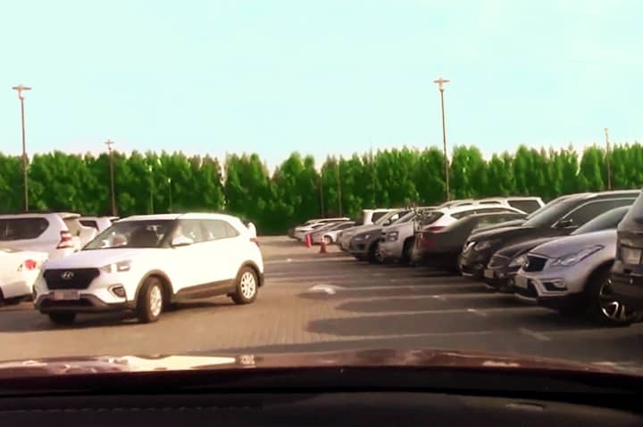 Secure Car parking facilities at Dubai Miracle Garden