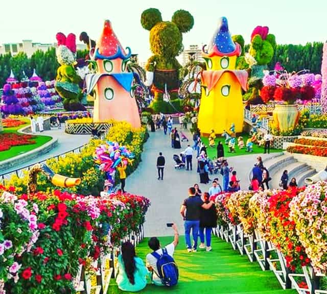 Do spend maximum time at the Dubai Miracle Garden.