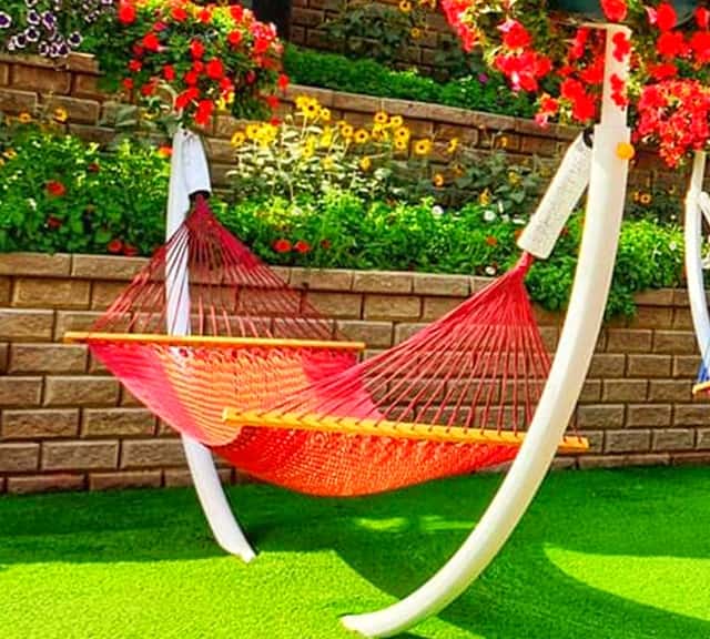 Hammocks at Season 7 of the Dubai Miracle Garden