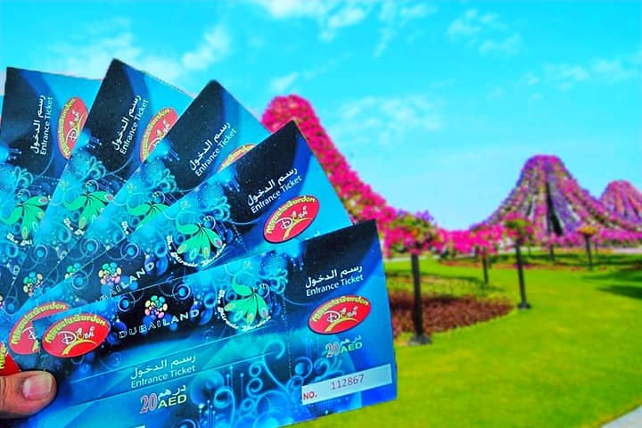 Ticket Price of Dubai Miracle Garden in its Season 1 was just 20 AED.