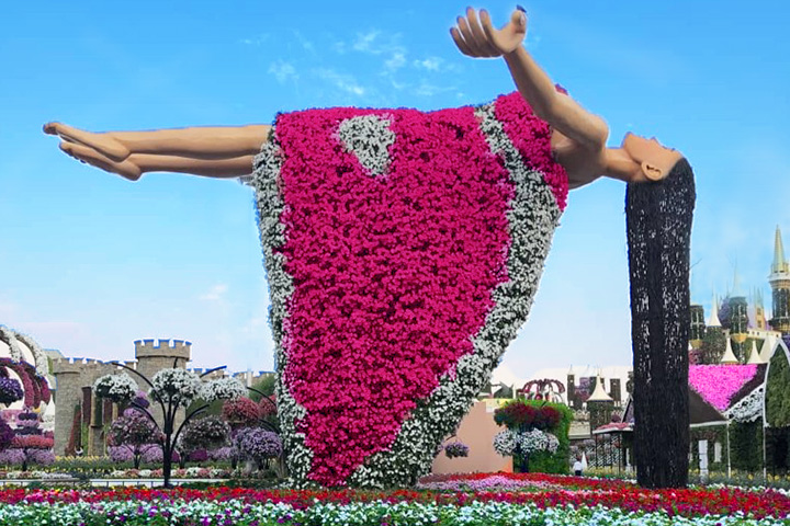 Dubai Miracle Garden has bloomed more than 1.5 billion flowers since its inception in 2013.
