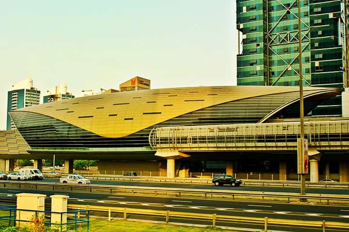 Dubai Internet City Metro Station route can be quickest for Dubai Miracle Garden during off peak hours.