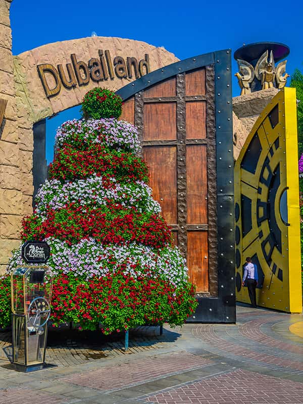 Opening dates of Dubai Miracle Garden for Sesaon 7 and 8.