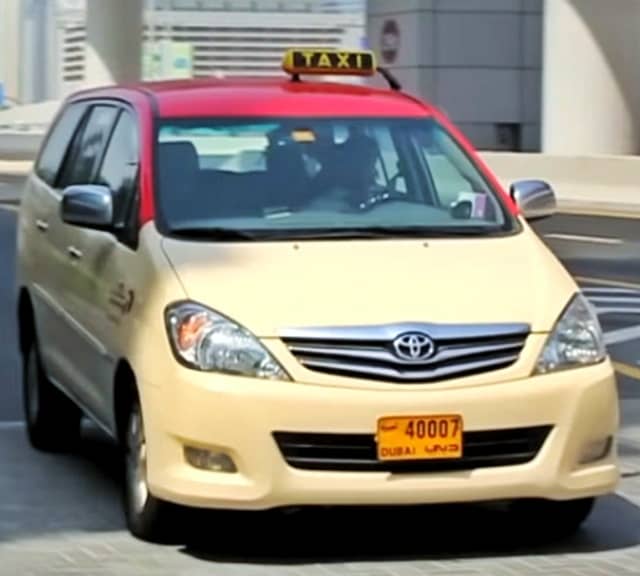 Regular taxis are not frequently available at Dubai Miracle Garden