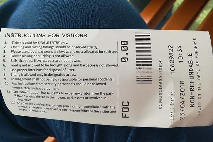 Ticket Price of Dubai Miracle Garden