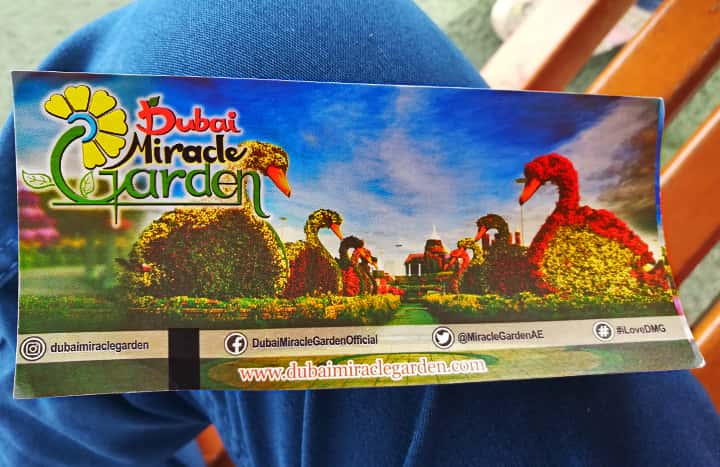 Ticket prices of Dubai Miracle Garden throughout various seasons